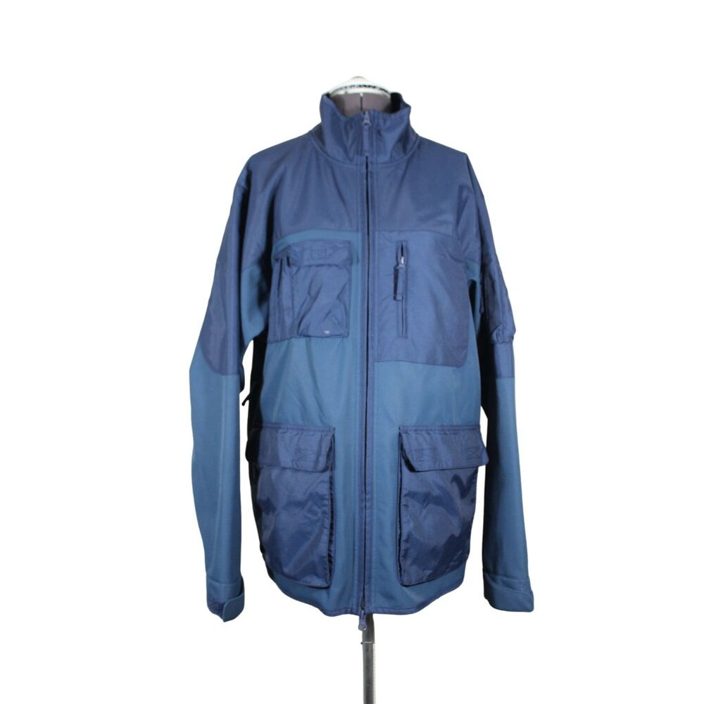 Duluth Trading men's zip front‎ fleece lined softshell outdoor jacket L